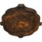 Ekena Millwork Pesaro Ceiling Medallion, Hand-Painted Rust, 36"W x 26"H x 1 1/2"P CM36X26PERUS - alternate 2